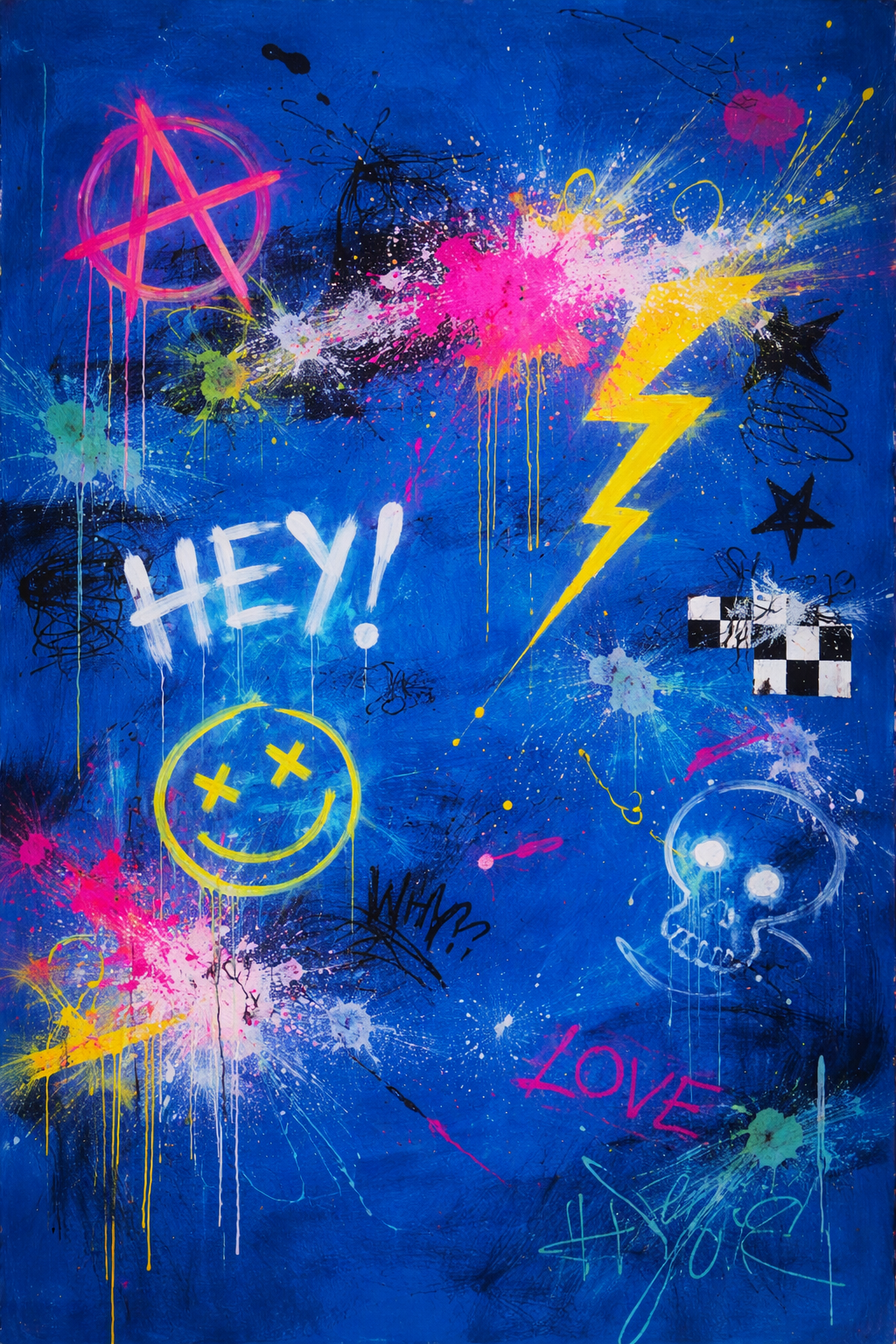 Punk | Acryl auf Leinwand